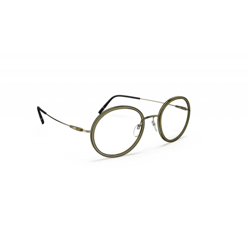 Eyeglasses Silhouette Dynamics Colorwave Contour 5582 5540 Brass / Olive 47mm