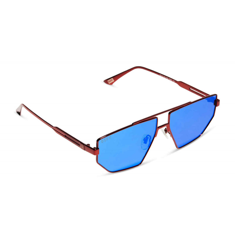 Sunglasses Diff SDFHERO 0red Galactic Red/Blue Mir 61mm