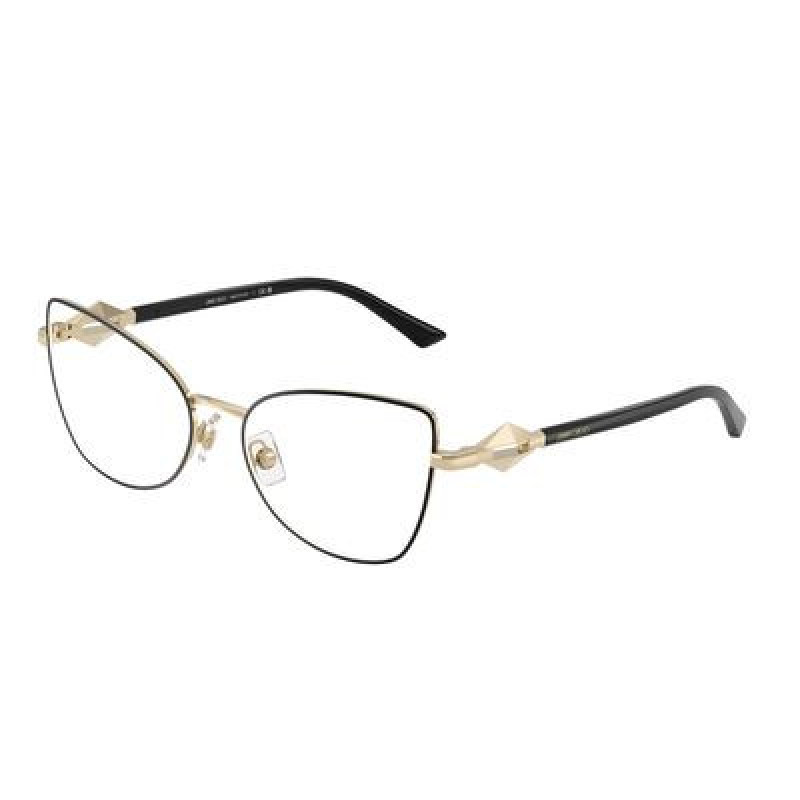 Eyeglasses Jimmy Choo JC 2012 3010 Pale Gold/Black / Demo Lens 53mm