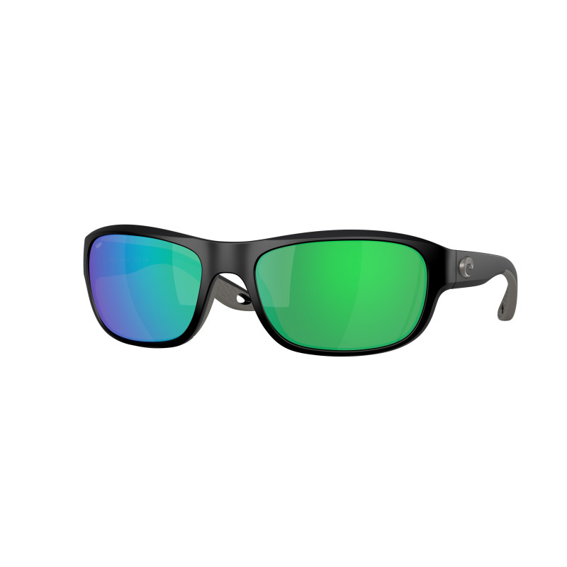 Sunglasses Costa Del Mar 6 S 9119 911905 Matte Black / Green Mirror 580p Policarbonate Polarized