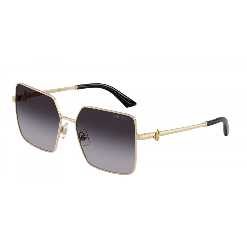 Sunglasses Jimmy Choo JC 4031 B 30068G Pale Gold / Grey Gradient Polyamide Standard 56mm