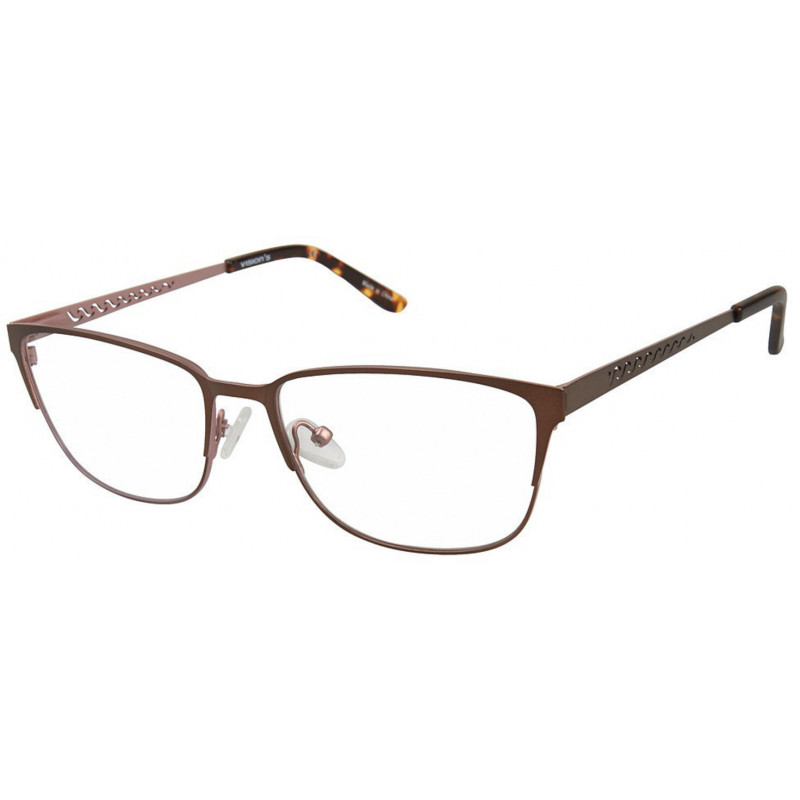 Eyeglasses VISION'S 236 C02 Brown Pink 52mm