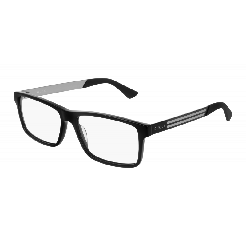 Eyeglasses Gucci GG 0692 O- 004 Black / Transparent 57mm
