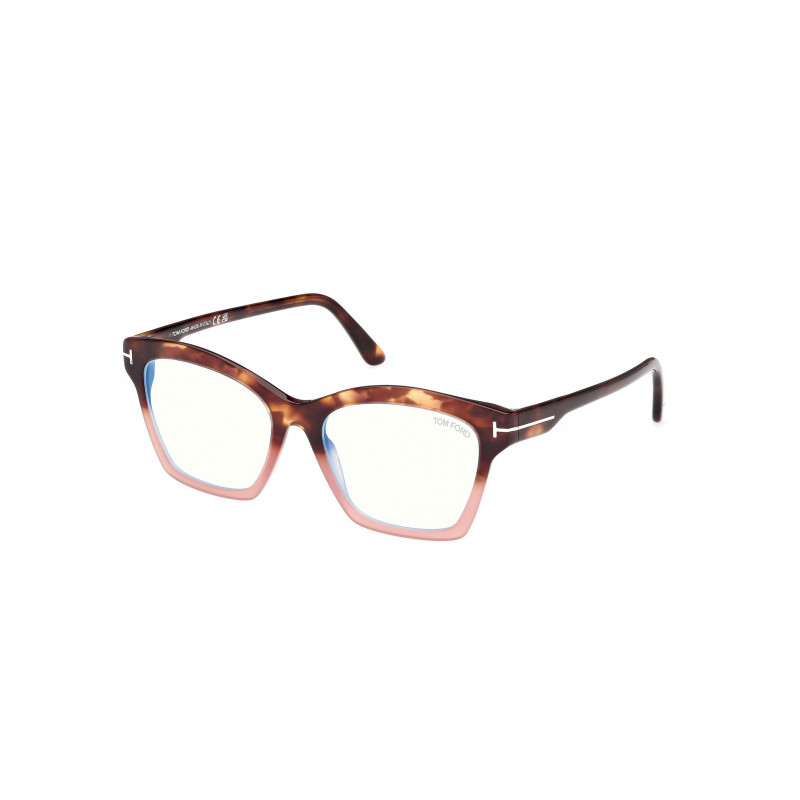 Eyeglasses Tom Ford FT 5965 -B 055 Havana/Monocolor / Coloured Havana 53mm