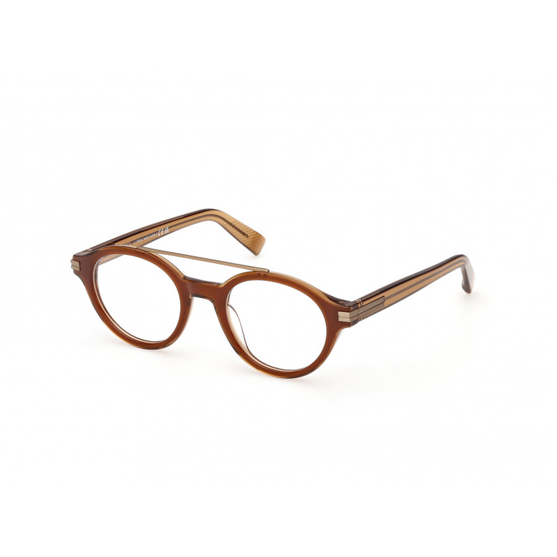 Eyeglasses Zegna EZ 5327 045 Shiny Light Brown /