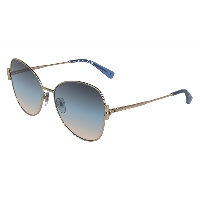 Sunglasses LONGCHAMP LO 196 S 771 Rose Gold/Triple Gradient Blue 58mm