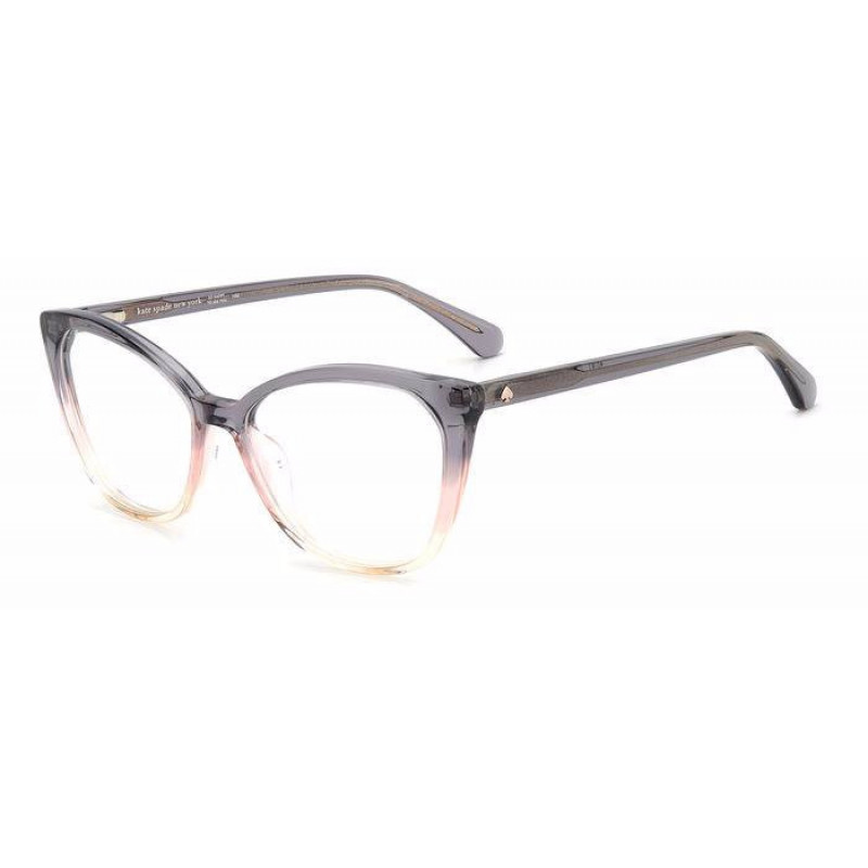 Eyeglasses Kate Spade ZAHRA HAQ Grey Pink 53mm