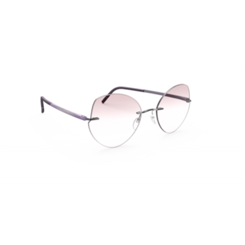 Eyeglasses Silhouette The Wave ( 5567 ) 7005 Lavender Spoom - Special Glazing 56mm