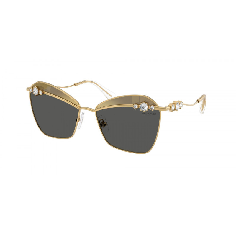 Sunglasses Swarovski SK 7040 4004/L Gold / Grey Tampo Polyamide Standard 57mm