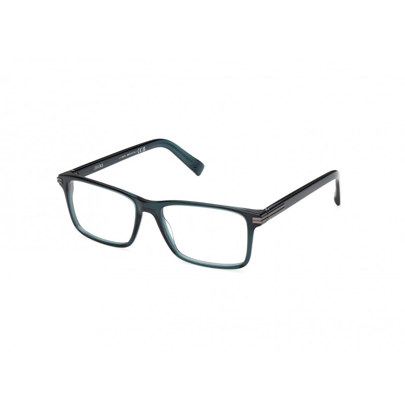 Eyeglasses Zegna EZ 5333 096 Shiny Dark Green / 57mm