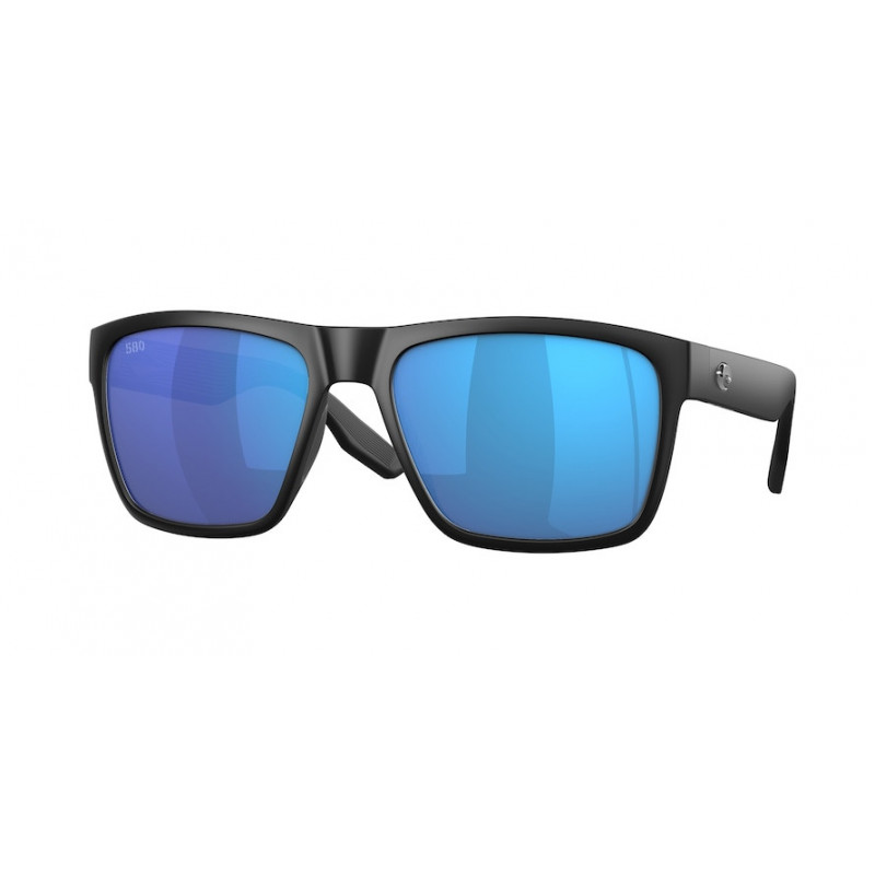 Sunglasses Costa Del Mar 06 S 9050 905001 Paunch Xl Matte Black Blue Mir