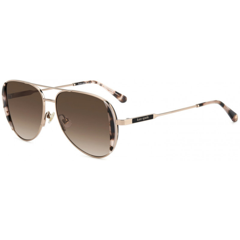 Sunglasses Kate Spade KS NAVY/G/S 00HA Ha Brown Shaded
