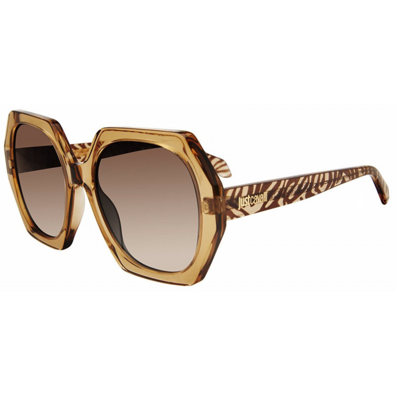 Sunglasses Just Cavalli SJC 087 V 0913 Shiny Transparent Beige 56mm