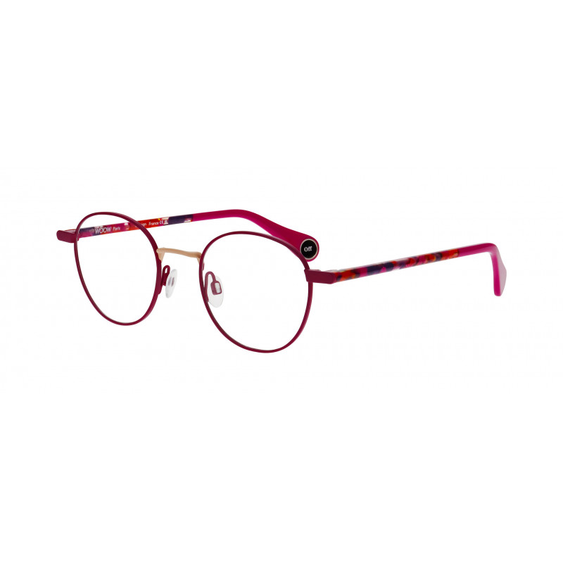 Eyeglasses WOOW TAKE OFF 1 9388 Red / Nosepads 46mm
