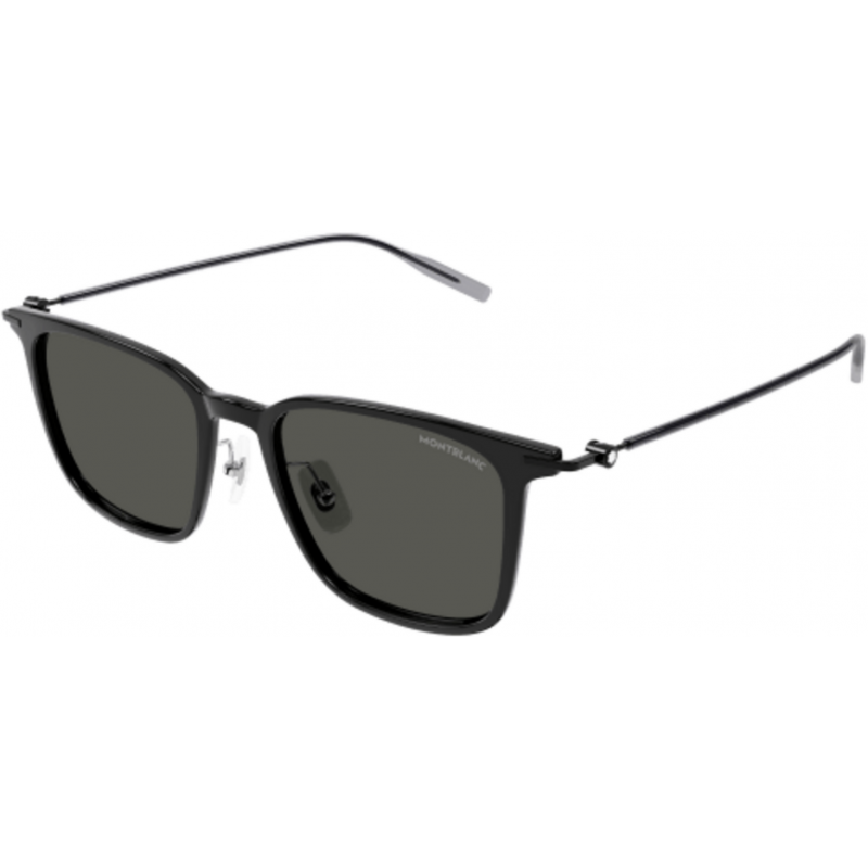 Sunglasses Montblanc MB 0354 S- 001 Black / Grey 52mm