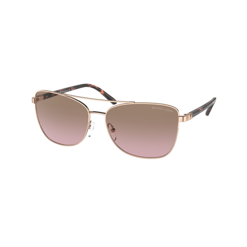 Sunglasses Michael Kors MK 1096 110814 Stratton Rose Gold Brown 59mm