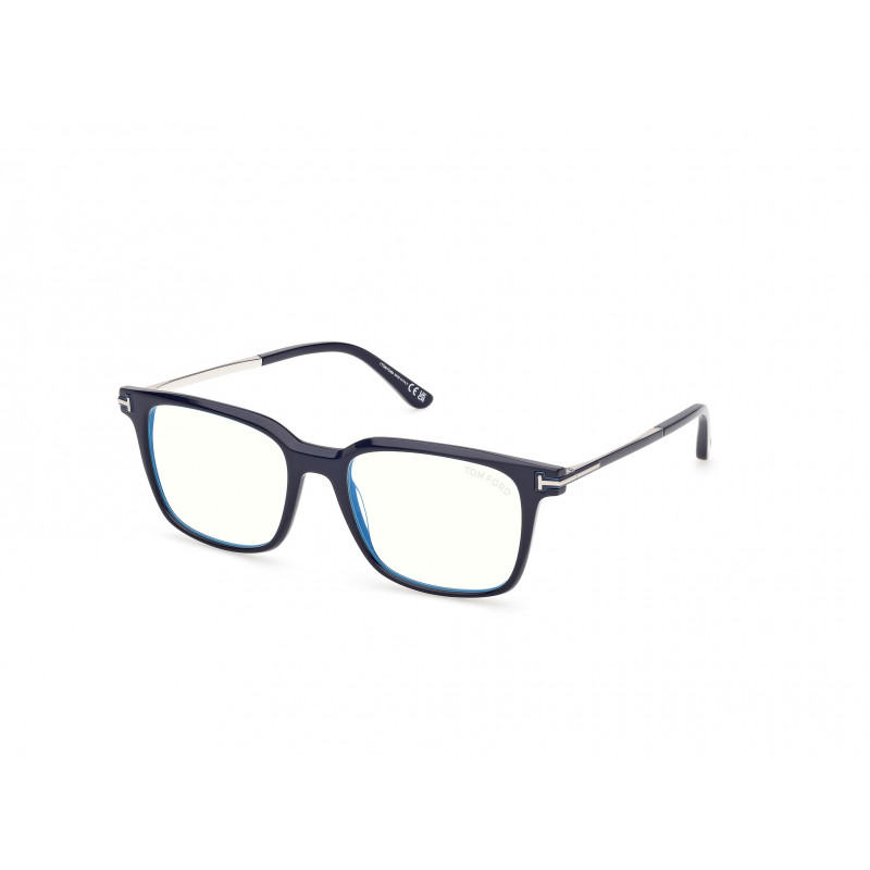 Eyeglasses Tom Ford FT 6124 -B 090 Shiny Blue / 53mm