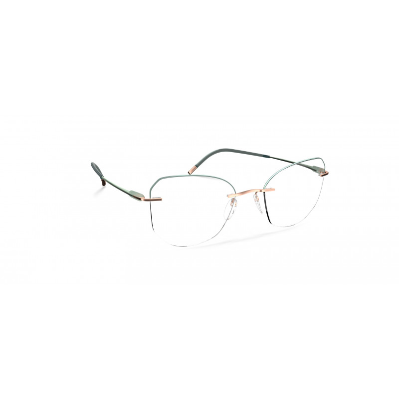 Eyeglasses Silhouette Purist Color Groove Demo Rimless 5561 3685 Rose - Special Glazing 54mm
