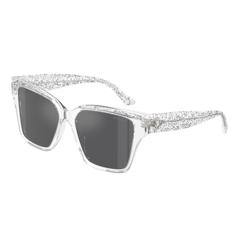 Sunglasses Jimmy Choo JC 5003 F 50376G Crystal/Glitter Grey Mirror Si