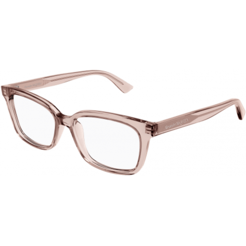 Eyeglasses Alexander McQueen AM 0464 O- 003 Pink / Transparent 52mm