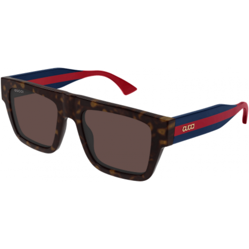 Sunglasses Gucci GG 1868 S- 002 Havana / Brown Blue 53mm