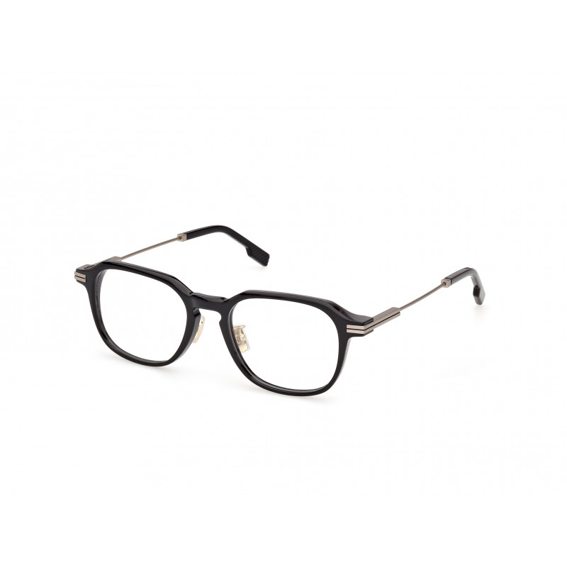 Eyeglasses Zegna EZ 5355 -D Asian fit 001 Shiny Black / Matte Light Bronze 53mm