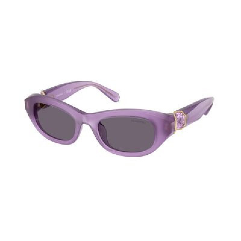 Sunglasses Swarovski SK 6036 U 10751A Milky Lilac / Violet Polyamide Standard 50mm