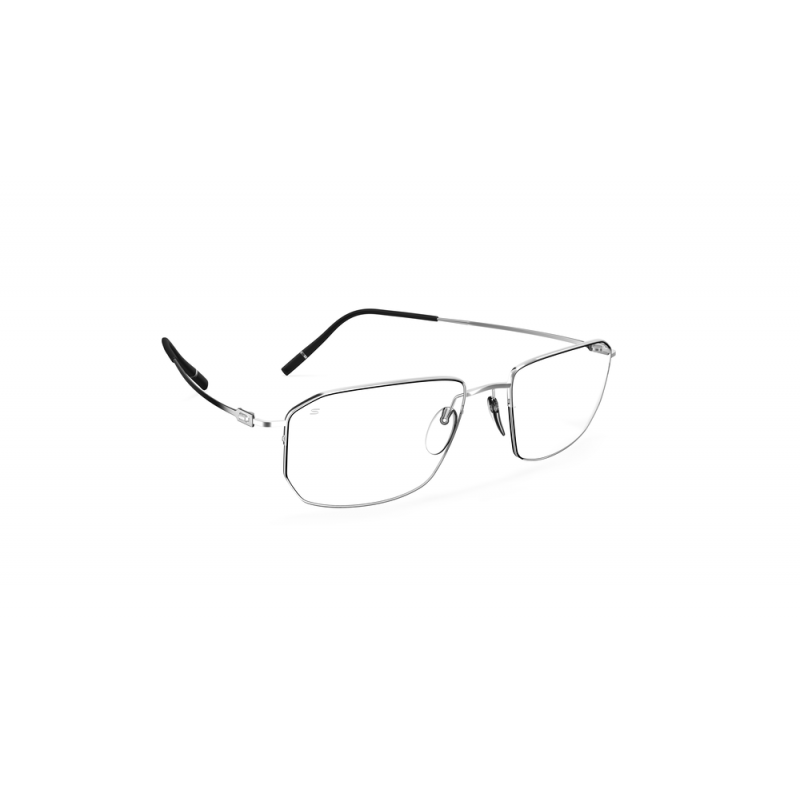 Eyeglasses Silhouette Nylor Refined 5598 7000 Clear Rhodium 56mm