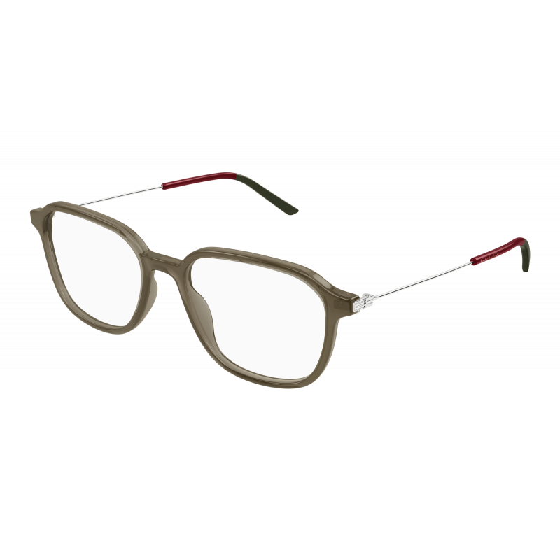 Eyeglasses Gucci GG 1576 O- 004 Green / Transparent Silver 52mm