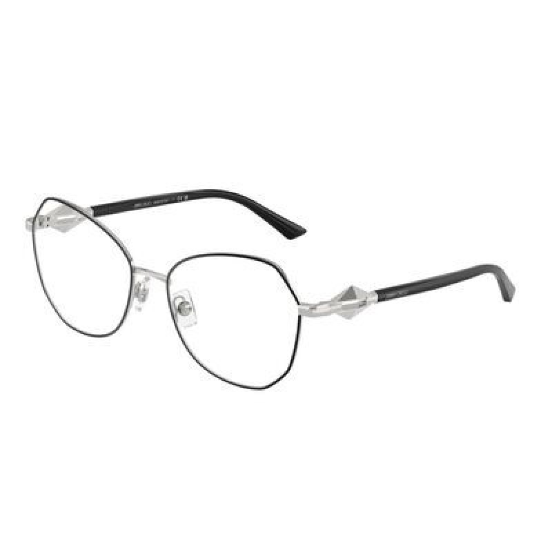 Eyeglasses Jimmy Choo JC 2011 3016 Silver-black Demo Lens 53mm