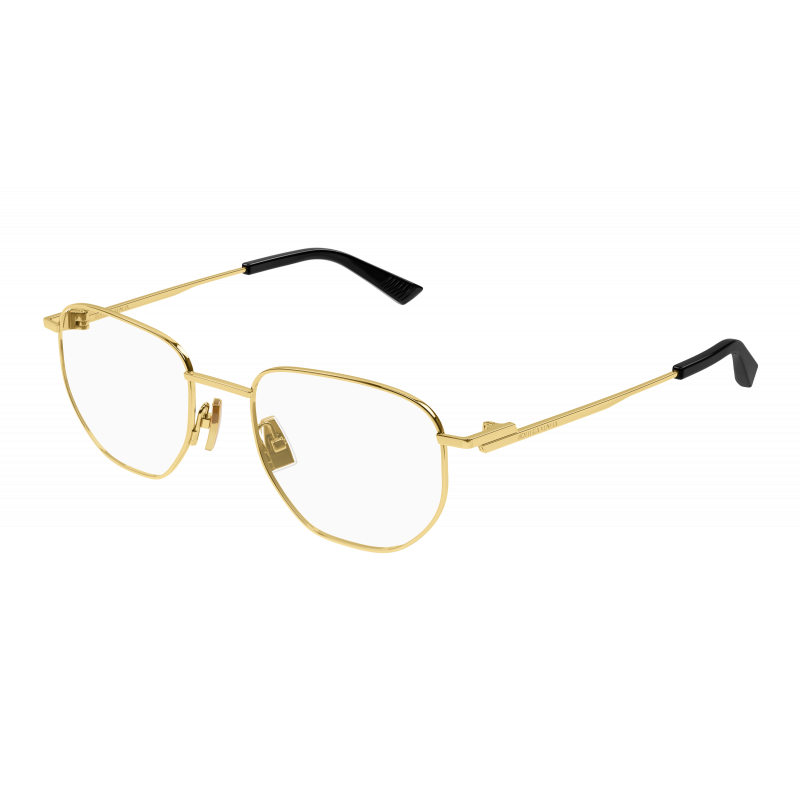 Eyeglasses Bottega Veneta BV 1301 O- 001 Gold / Transparent 50mm