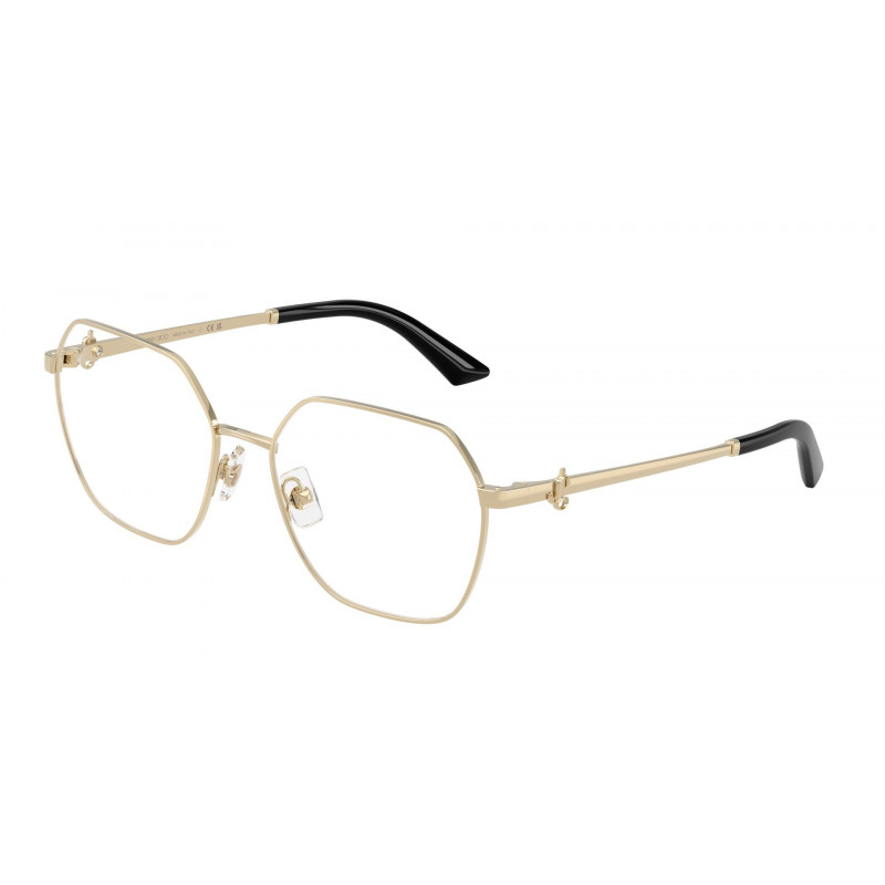 Eyeglasses Jimmy Choo JC 2023 B 3006 Pale Gold Demo Lens 53mm