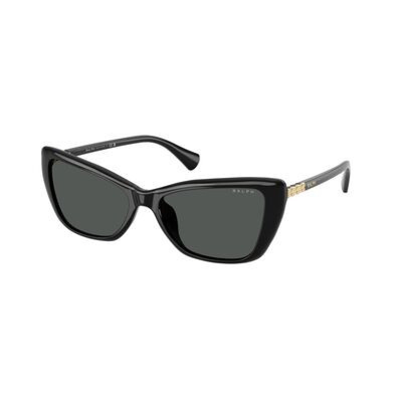 Sunglasses Ralph RA 5332 U 500187 Shiny Black / Light Grey Polyamide Standard 56mm