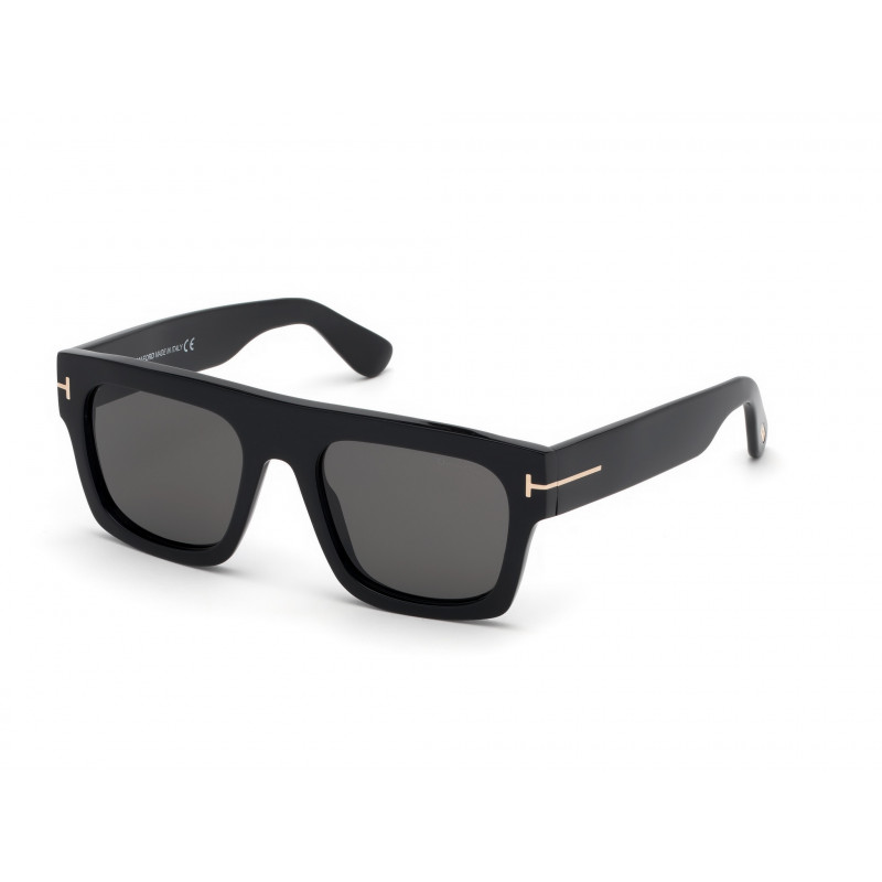 Sunglasses Tom Ford FT 0711 01A Shiny Black / 53mm