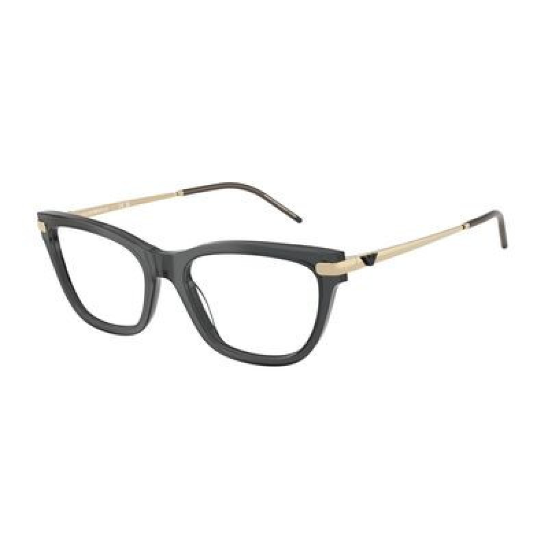 Eyeglasses Emporio Armani EA 3262 6262 Shiny Opal Black / Demo Lens 52mm