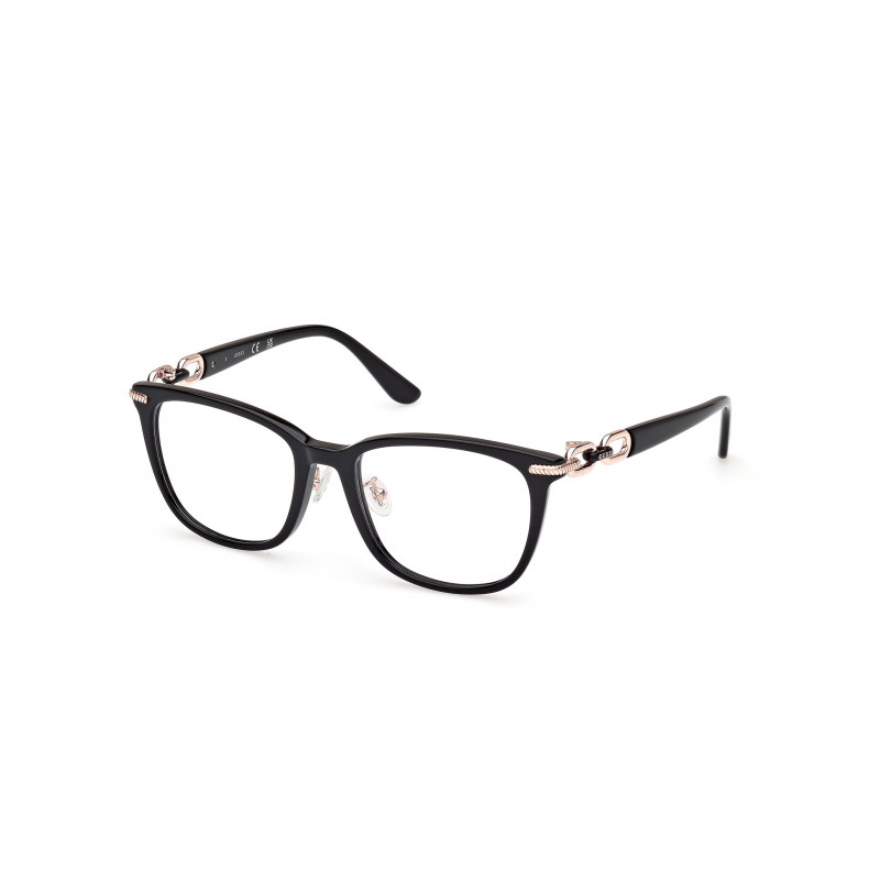 Eyeglasses Guess GU 50203 -D Asian fit 001 Shiny Black / 53mm