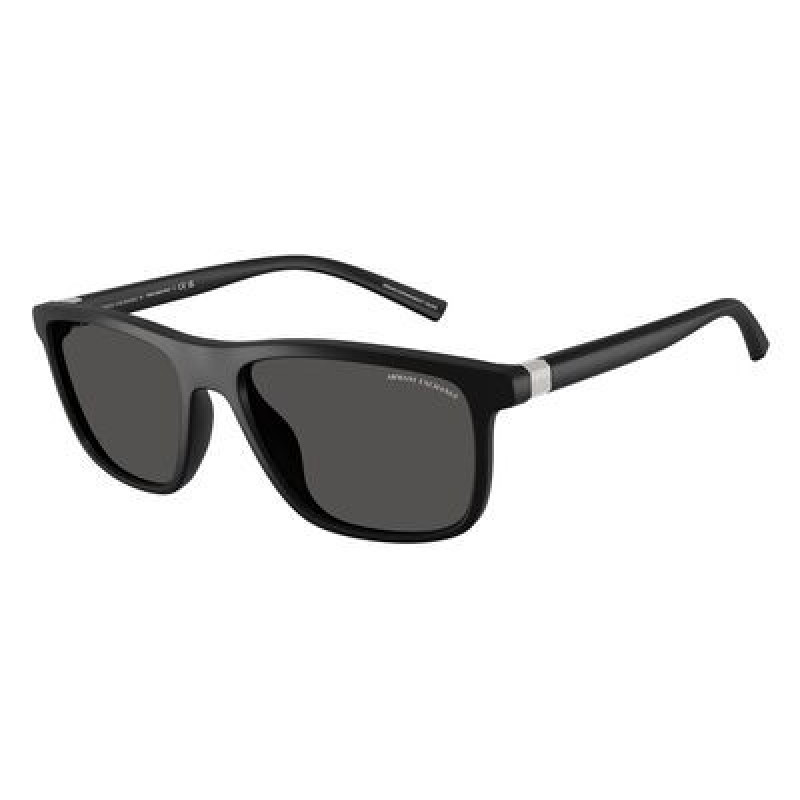 Sunglasses Armani Exchange AX 4167 SU 807887 Matte Black / Dark Grey Polyamide Standard 56mm