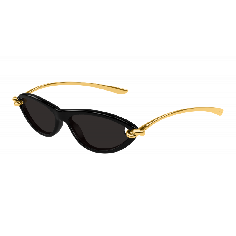 Sunglasses Bottega Veneta BV 1390 S- 001 Black / Grey Gold 56mm