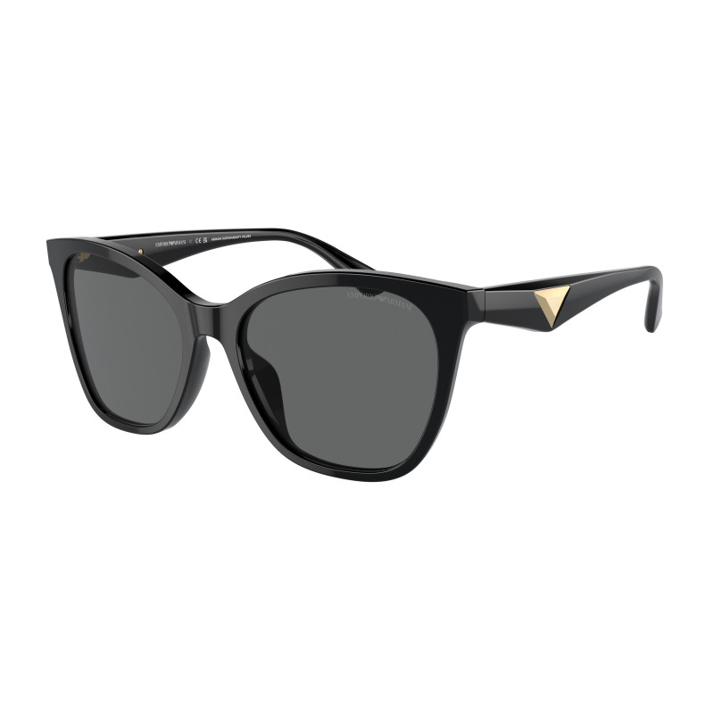 Sunglasses Emporio Armani EA 4222 U 501787 Shiny Black Dark Grey