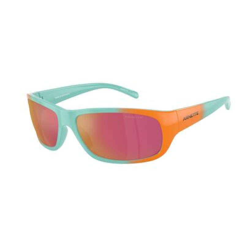 Sunglasses Arnette AN 4290 30226Q Azure Gradient Orange / Grey Mirror Orange/Yellow Policarbonate Standard 63mm
