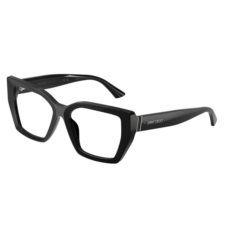 Eyeglasses Jimmy Choo JC 3053 JU 5000 Black Demo Lens 54mm