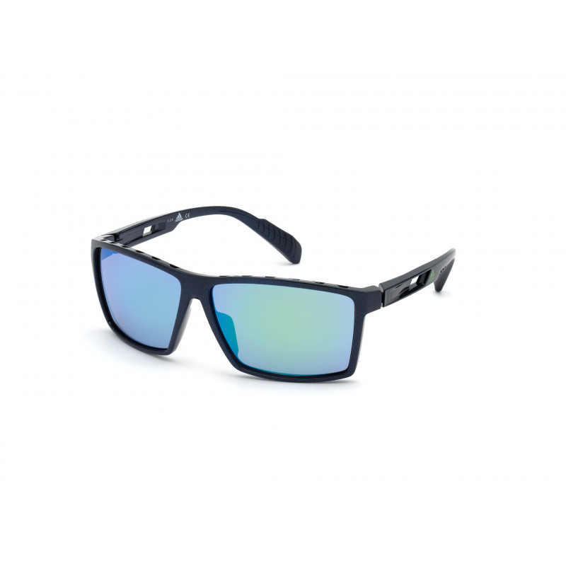 Sunglasses Adidas Sport SP 0010 91Q Matte Blue / 63mm