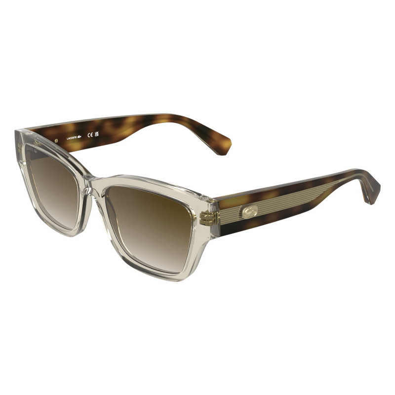 Sunglasses LACOSTE L 6103 S 264 Transparent Light Beige 55mm