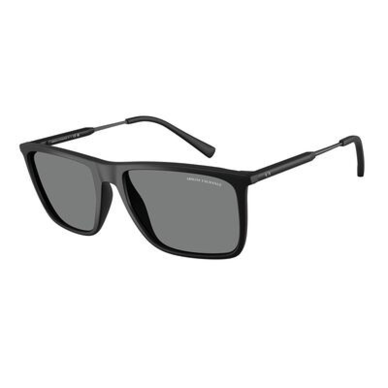 Sunglasses Armani Exchange AX 4160 SF 807887 Matte Black / Dark Grey Polyamide Standard 57mm
