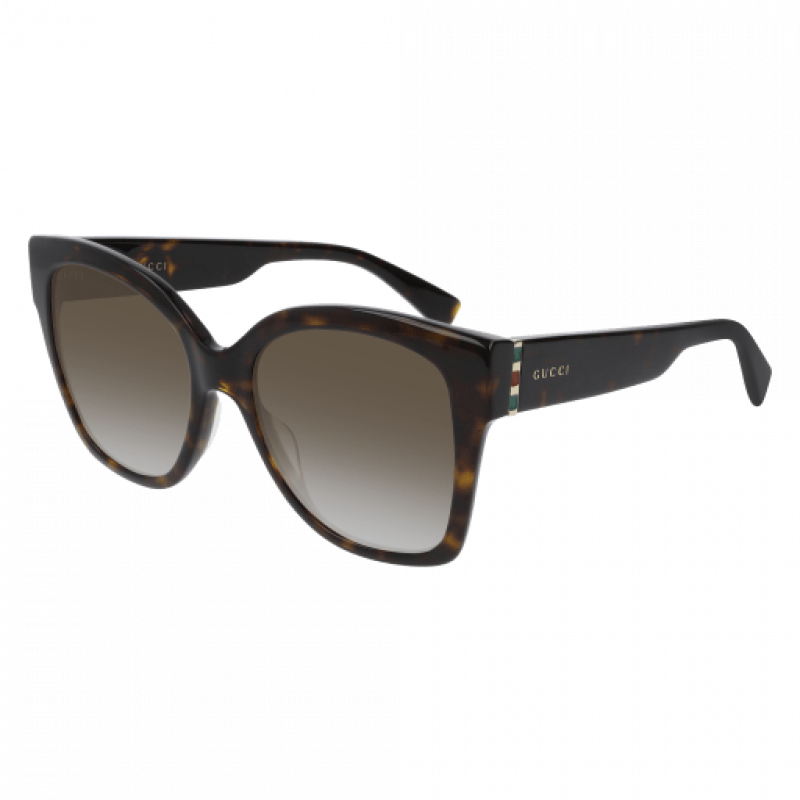 Sunglasses Gucci GG 0459 S- 002 Havana / Brown Gold 54mm