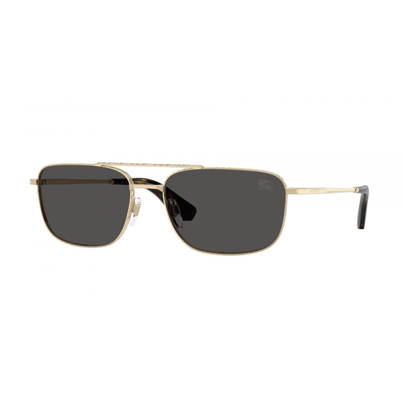 Sunglasses Burberry BE 3170 110987 Light Gold / Dark Grey Polyamide Standard 59mm