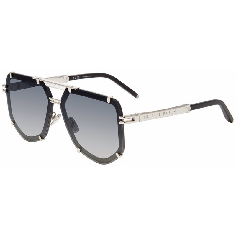 Sunglasses Philipp Plein SPP 132 0k07 Palladium/Black