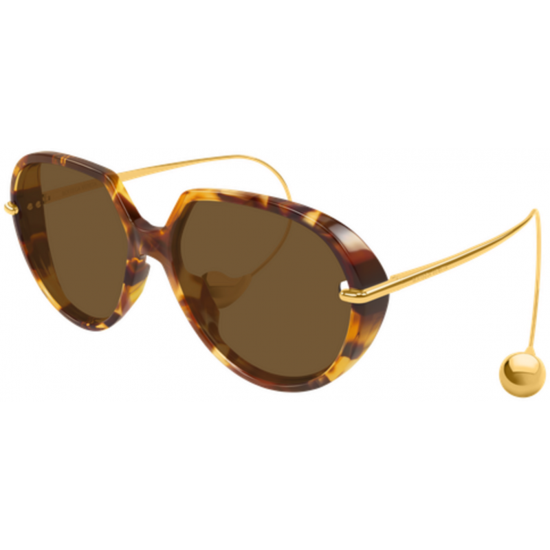Sunglasses Bottega Veneta BV 1436 S- 002 Havana / Brown Gold 60mm