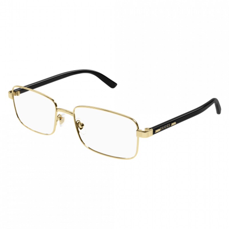 Eyeglasses Gucci GG 1586 O- 004 Gold / Transparent Black 59mm