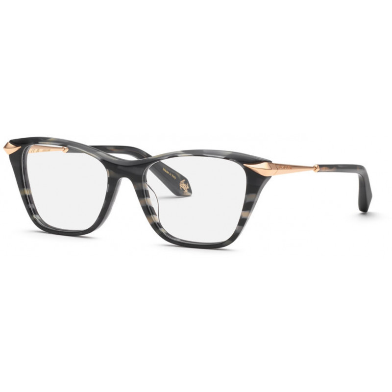 Sunglasses Roberto Cavalli VRC 144 M 03am Striped Grey Havana